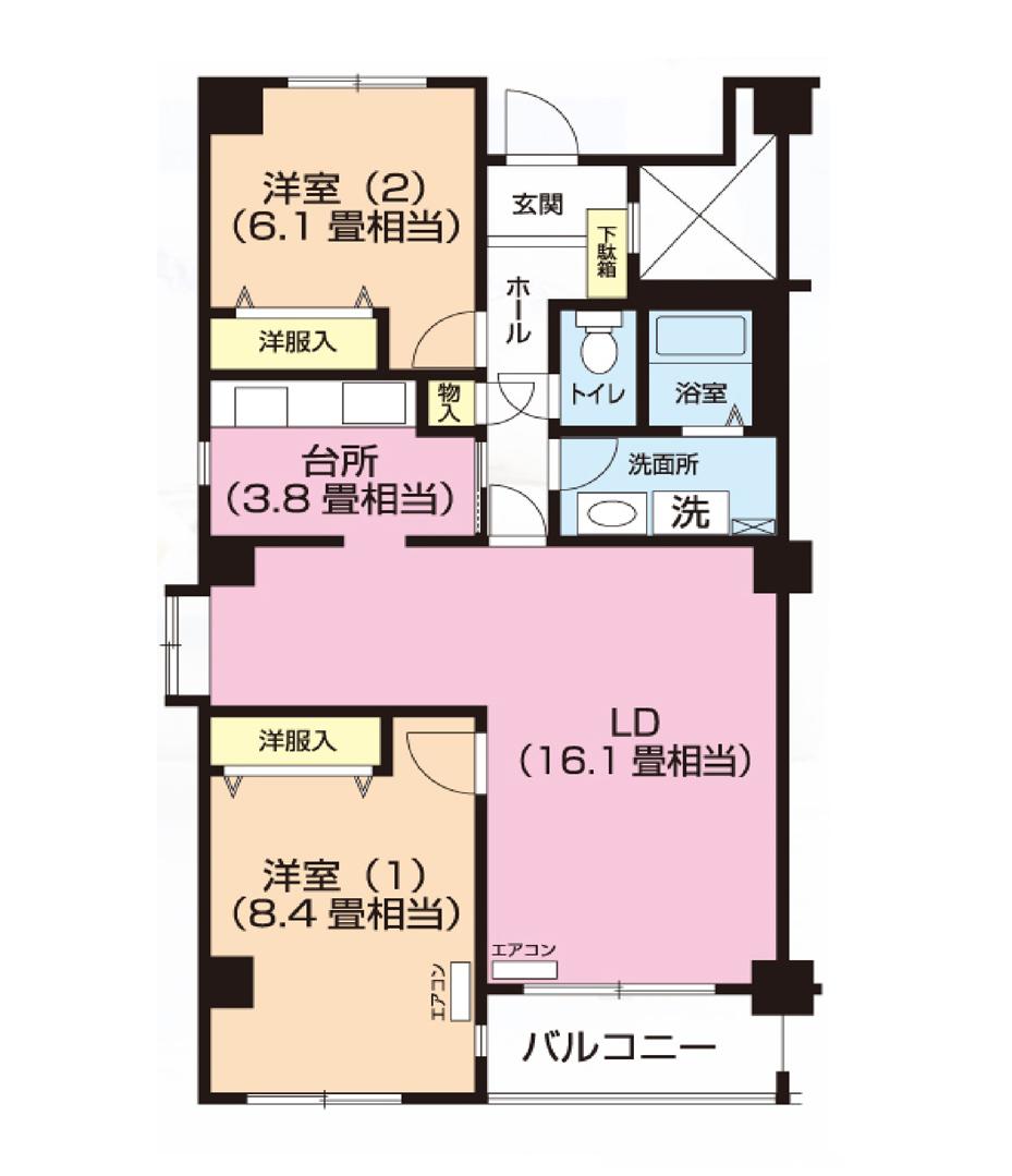 パティオス９番街 503号室