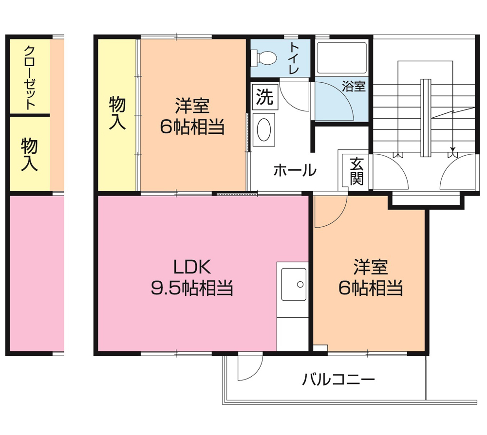 白旗台団地 7-505号室