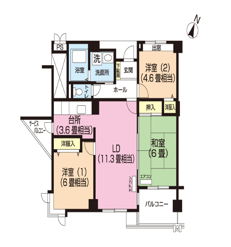 パティオス13番街 511号室