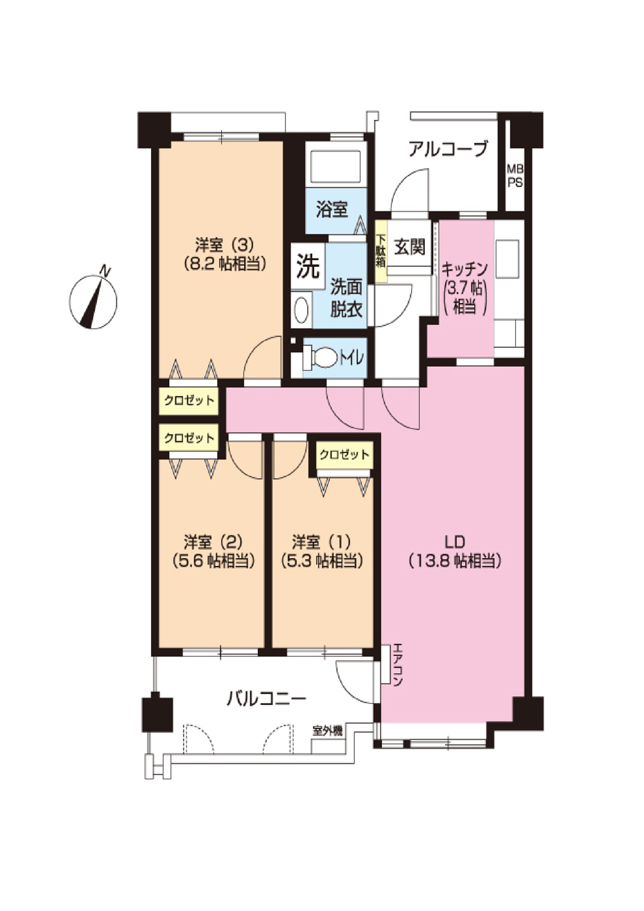 パティオス14番街 208号室