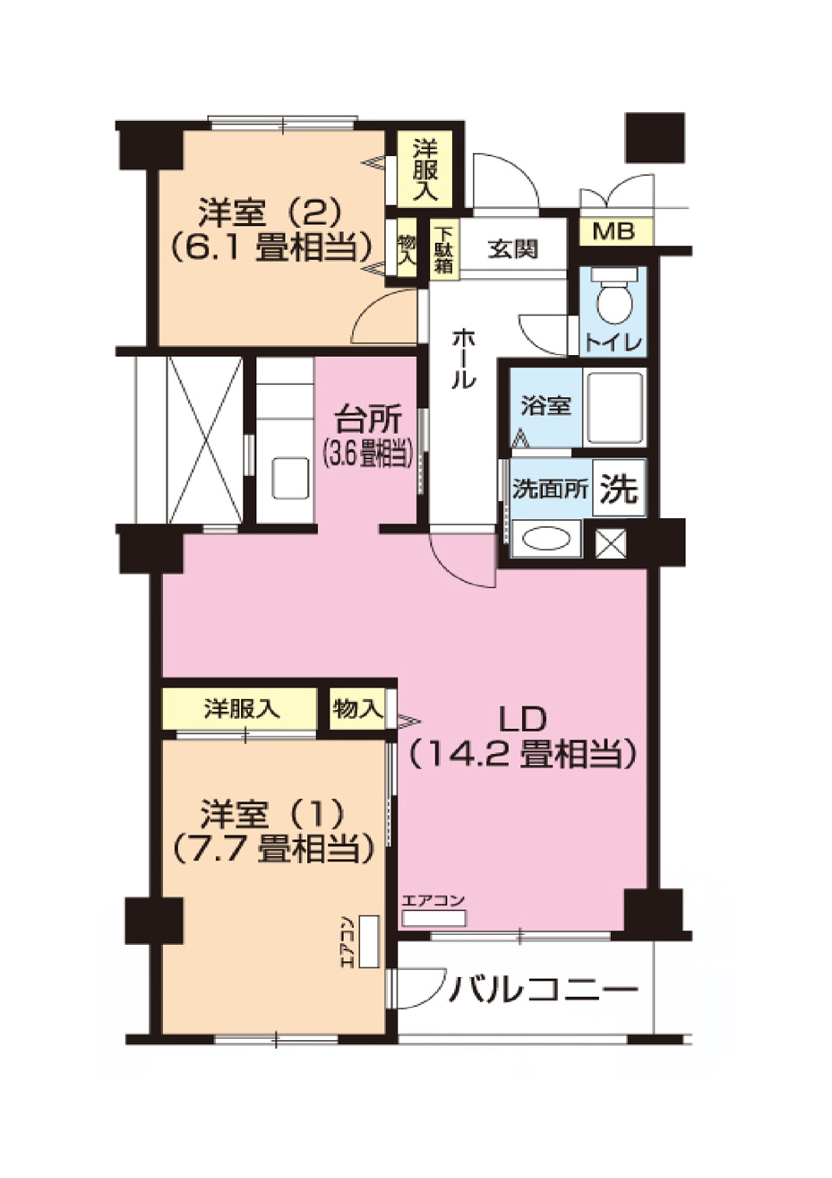 パティオス９番街 417号室