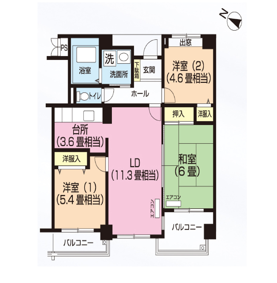 パティオス13番街 312号室