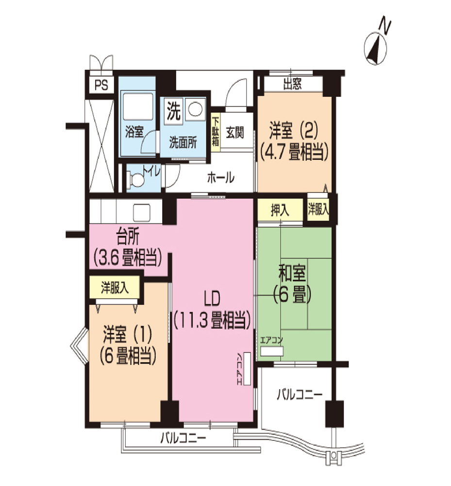 パティオス13番街 204号室