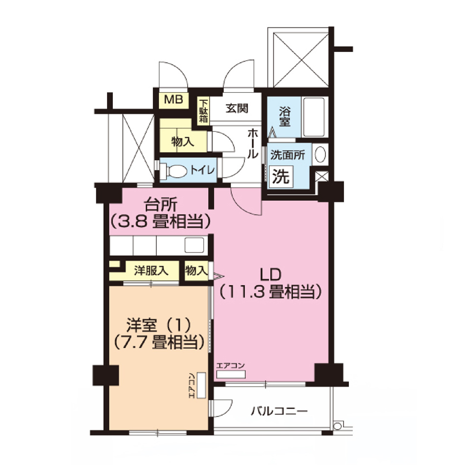 パティオス９番街 514号室
